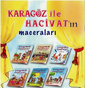 Suat Karadag / Mustafa Kocabas  Karagoz ile Hacivat / Okuma Ögreniyor / Kirk Haramilere Karsi / Hamamda / Tanri Misafiri / Ormanda / Uzum Baginda  (6 Hefte / booklets) 