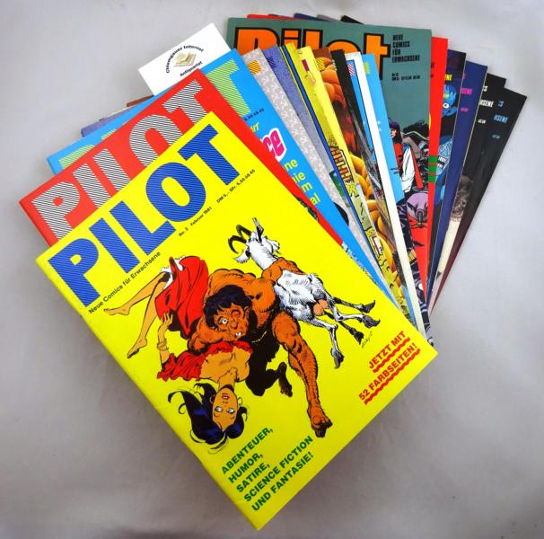   Pilot - Nr. 01 bis Nr. 20.   - Neue Comics für Erwachsene  ZWANZIG Hefte. ( 1981-1984) 