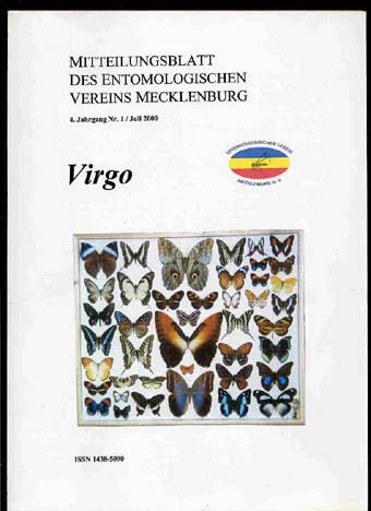   Virgo. Mitteilungsblatt des Entomologischen Vereins Mecklenburg. Jg. 4, Nr. 1 