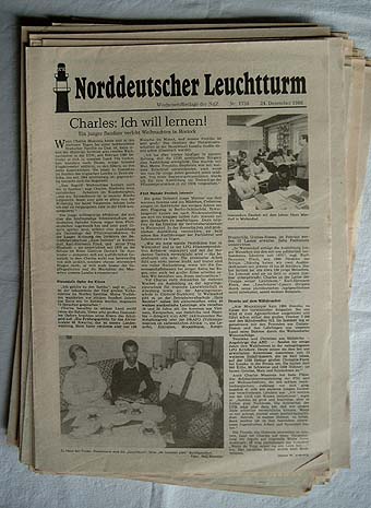   Norddeutscher Leuchtturm. Wochenendbeilage der Norddeutschen Zeitung. Jg. 1986 (Nr. 1707-1758) 