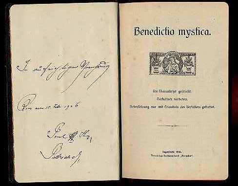 Heyn, Paul:  Benedictio mystica. 