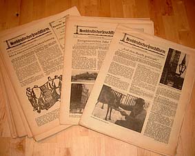   Norddeutscher Leuchtturm. Wochenendbeilage der Norddeutschen Zeitung. Jg. 1968 (Nr. 764-777 u. 779-815) 