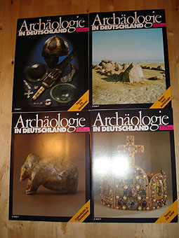   Archäologie in Deutschland Jahrgang 1990 in 4 Heften. 
