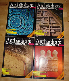   Archäologie in Deutschland 4. Jahrgang 1988 in 4 Heften. 