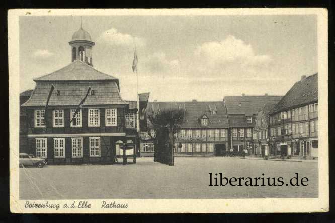   Ansichtskarte. Boizenburg a. d. Elbe. Rathaus. 