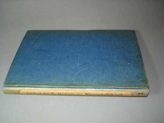   Jahrbuch der Bayerischen Akademie der Wissenschaften 1918 