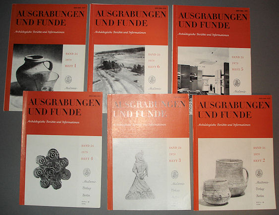   Ausgrabungen und Funde. Archäologische Berichte und Informationen. Bd. 24. 