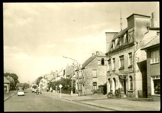   Boizenburg Elbe. Wilhelm-Pieck-Strasse. 