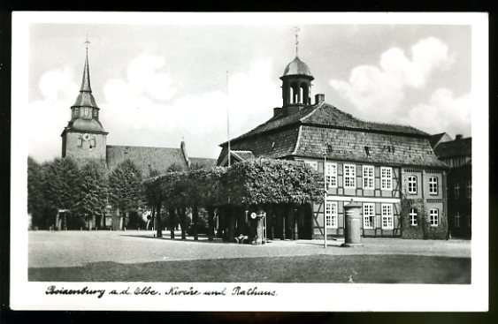   Boizenburg a. d. Elbe. Kirche und Rathaus. 