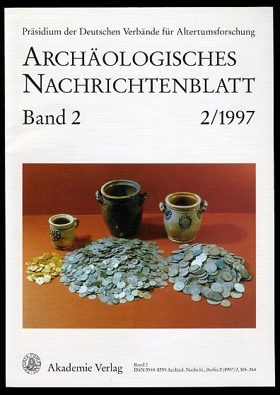   Archäologisches Nachrichtenblatt (nur) Heft 2. 1997. Präsidium der Deutschen Verbände für Altertumsforschung. 