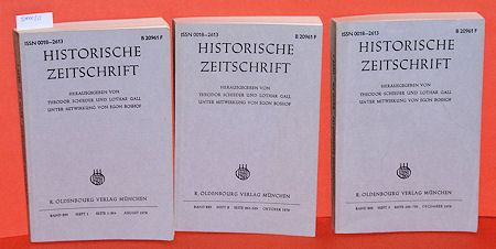 Schieder, Theodor und Lothar Gall (Hrsg.):  Historische Zeitschrift. Band 229 in 3 Teilbänden. 
