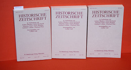 Gall, Lothar (Hrsg.):  Historische Zeitschrift. Band 254 in 3 Teilbänden. 