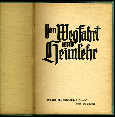 Lethaus, P. (Hrsg.):  Von Wegfahrt und Heimkehr. 