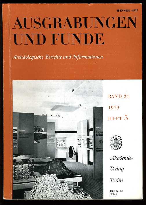   Ausgrabungen und Funde. Archäologische Berichte und Informationen. Bd. 24 (nur) Heft 5. (Thüringen-Heft) 