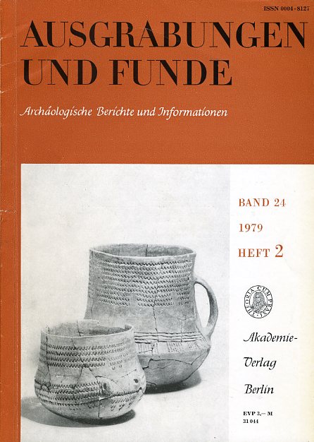   Ausgrabungen und Funde. Archäologische Berichte und Informationen. Bd. 24 (nur) Heft 2. (Brandenburg-Heft) 