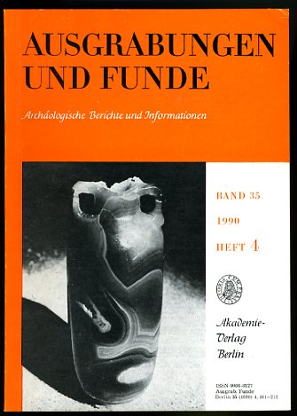   Ausgrabungen und Funde. Archäologische Berichte und Informationen. Bd. 35 (nur) Heft 4. (Sachsen-Anhalt Heft) 