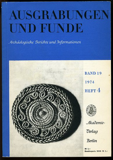   Ausgrabungen und Funde. Archäologische Berichte und Informationen. Bd. 19 (nur) Heft 4. (Mecklenburg-Heft) 