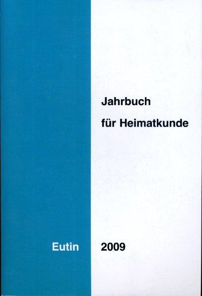   Jahrbuch für Heimatkunde Eutin 2009. 43. Jahrgang. 