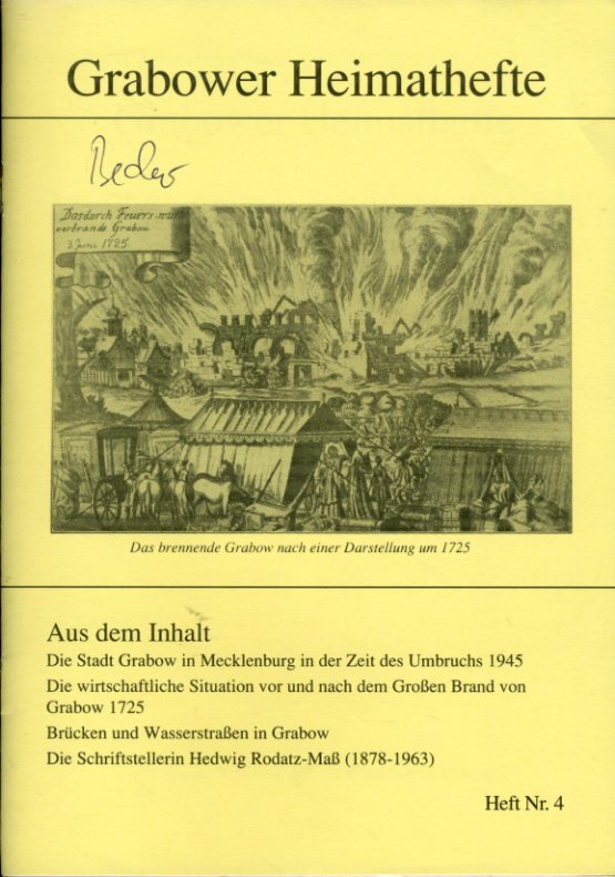 Madaus, Christian (Hrsg.):  Grabower Heimathefte 4. 