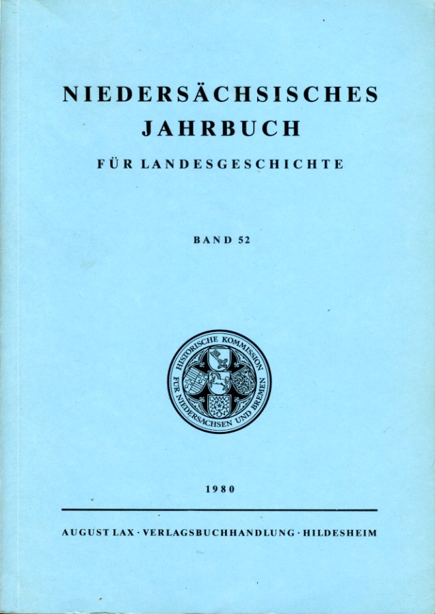   Niedersächsisches Jahrbuch für Landesgeschichte Bd. 52. 