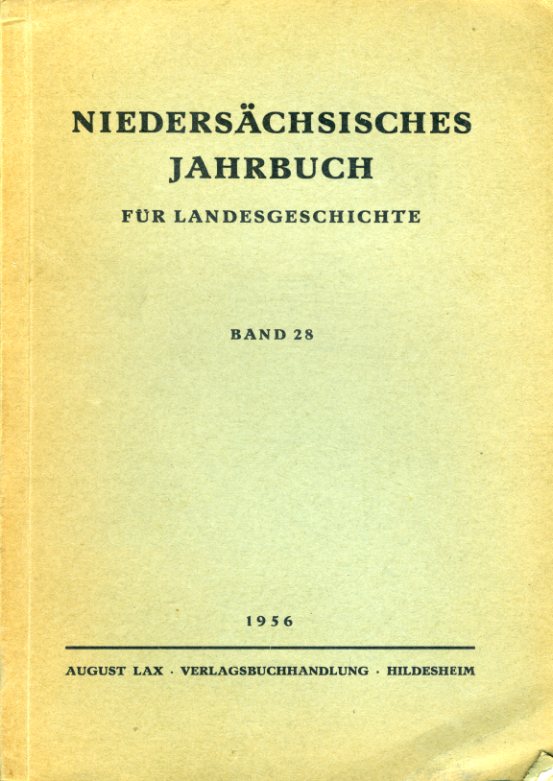   Niedersächsisches Jahrbuch für Landesgeschichte Bd. 28. 