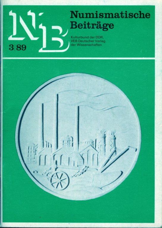   Numismatische Beiträge 53. Jg. 22. 1989. (nur) Heft 3. 