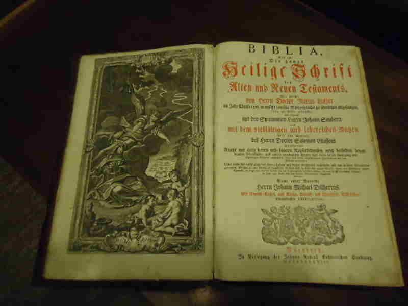 Luther, Martin  Biblia, Das ist: Die ganze Heilige Schrift deß Alten und Neuen Testaments. Dilherr-Bibel, kleinere Kurfürstenbibel 