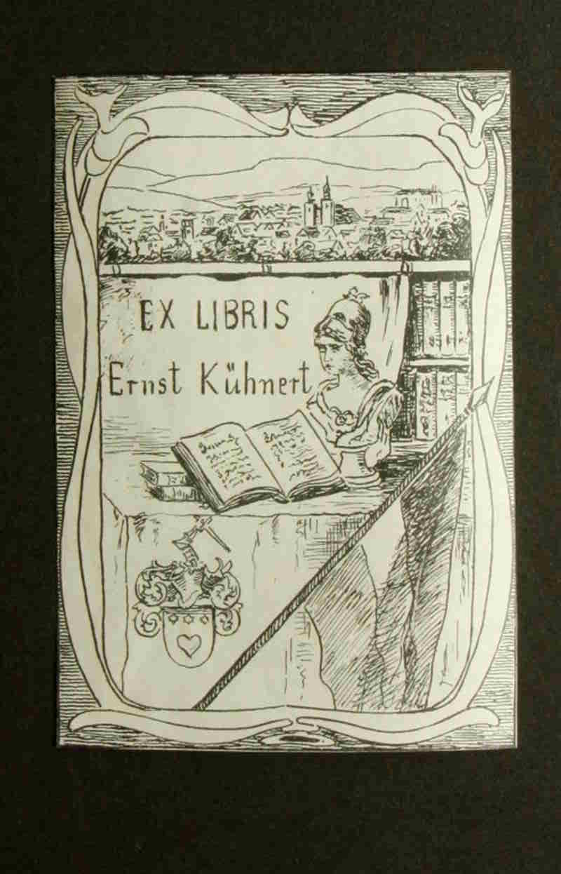   Ex Libris für Ernst Kühnert.  