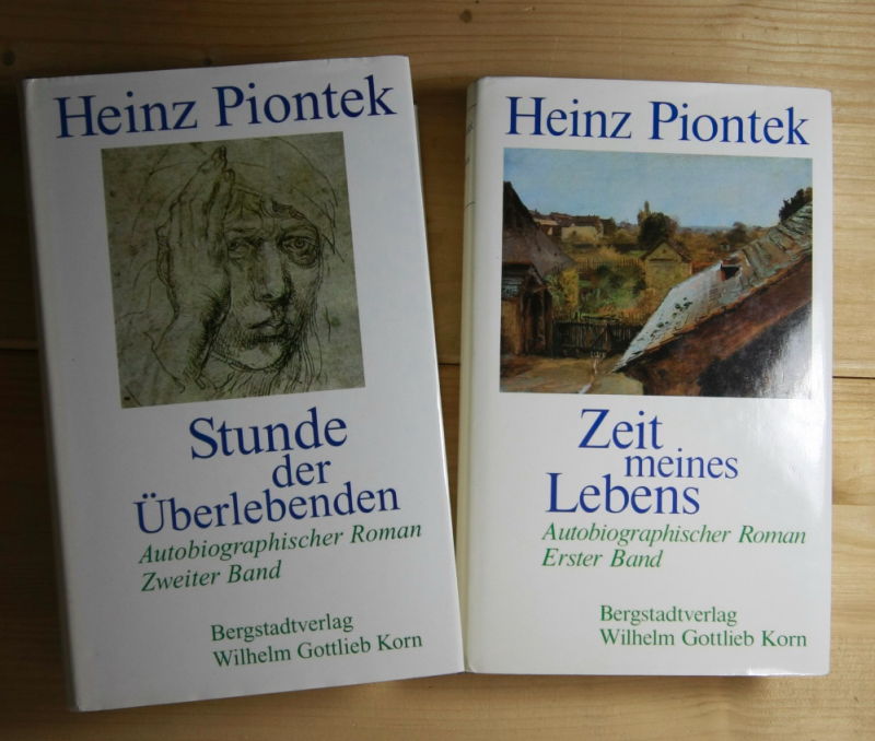 Piontek, Heinz  Zeit meines Lebens + Stunde der Überlebenden. 