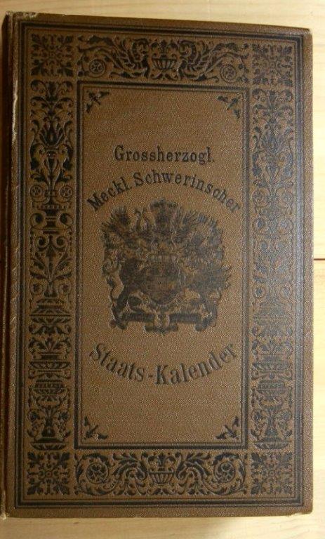   Groszherzoglich Mecklenburg-Schwerinscher Staatskalender 1916. 