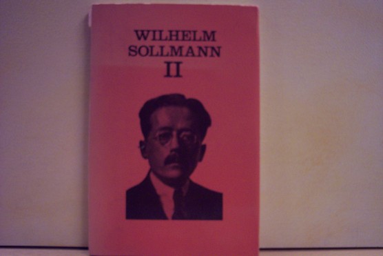 Sollmann, , Wilhelm:  Wilhelm Sollmann    II. Band 