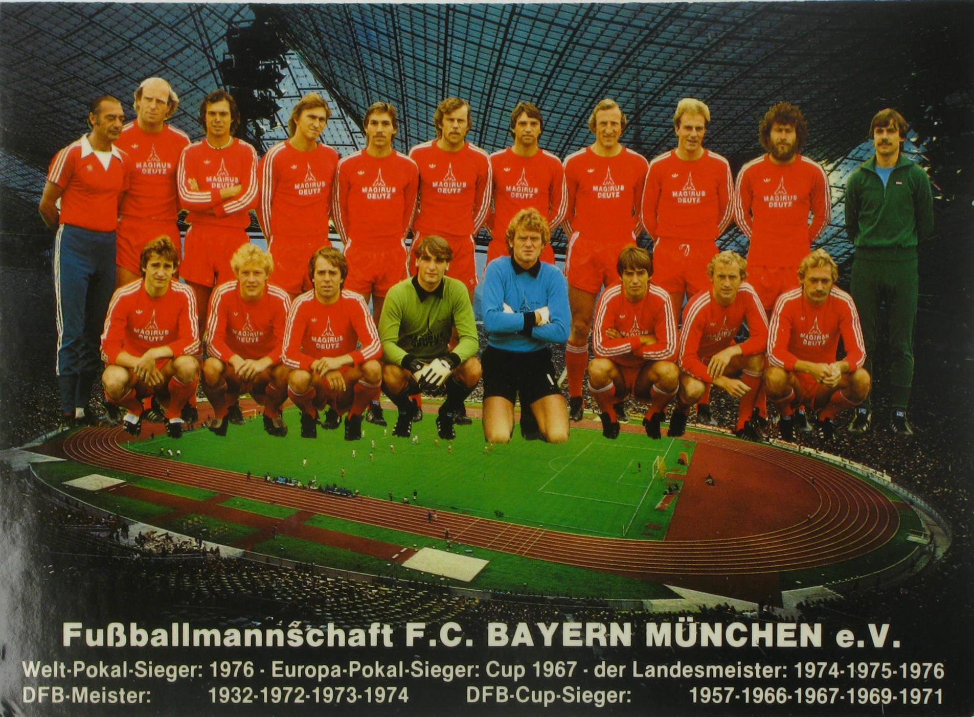   Mannschaftskarte FC Bayern München (Nr. 6037) 