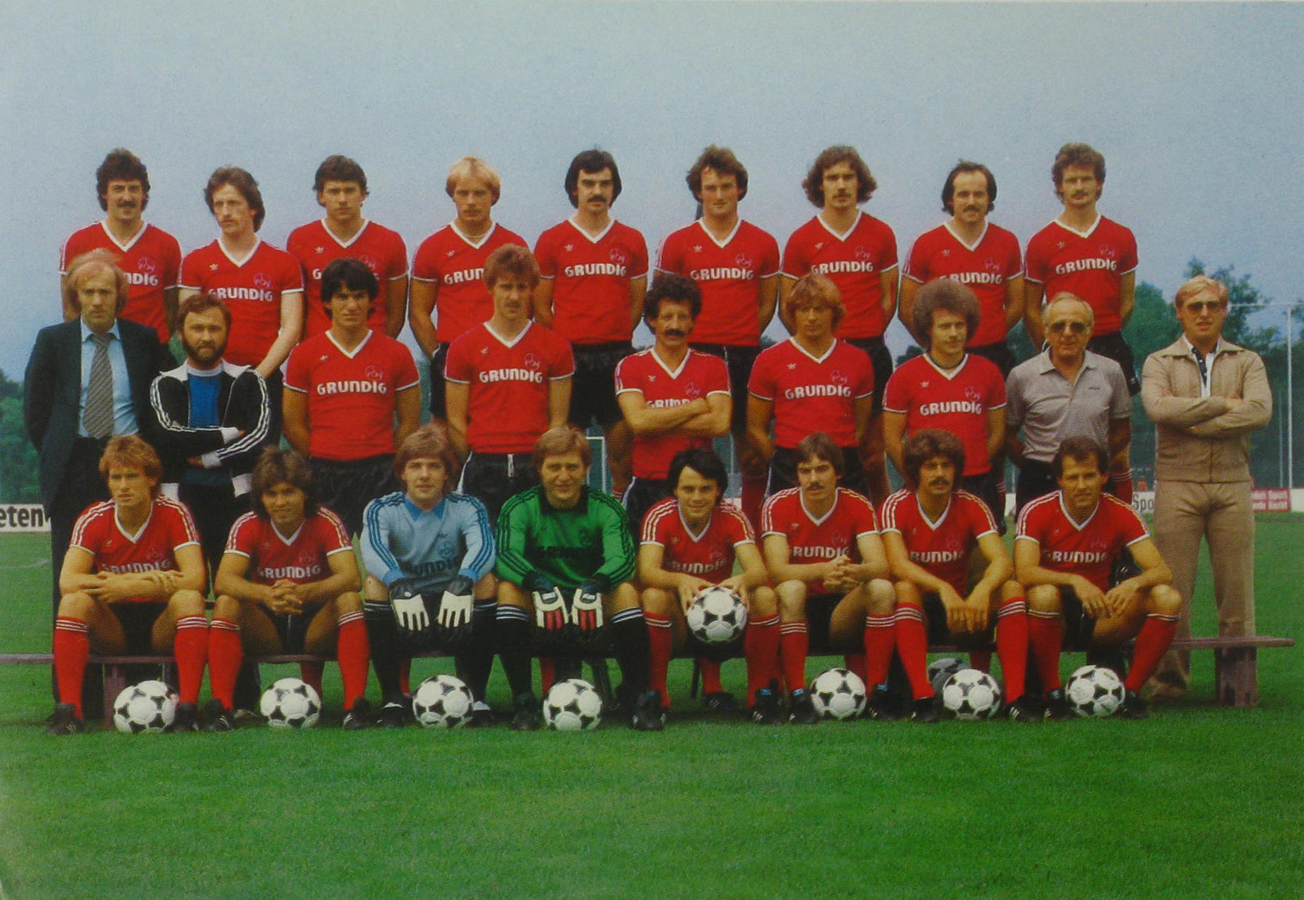   AK Mannschaftskarte 1. FC Nürnberg um 1979 