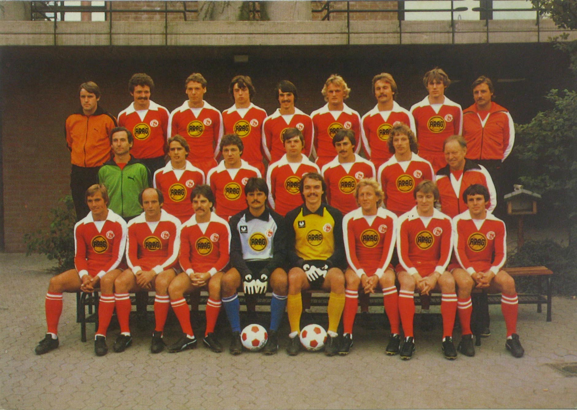   Mannschaftskarte Fortuna Düsseldorf (Saison 1979/80) 