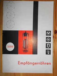 Röhrenwerk:  Empfängerröhren Ausgabe 1964/ 1965. 
