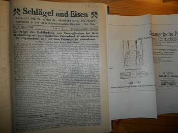   Schlägel und Eisen. Zeitschrift des Verbandes der Berg- und Hütteningenieure in der tschechoslowakischen Republik: Sitz Brüx. 22. Jahrgang 1924. Heft 1-12 in 1 Band. 