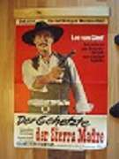   Original Filmplakat (Film-Plakat / Poster) (Western): Der Gehetzte der Sierra Madre. (Hauptrolle: Lee van Cleef) Farbiges Orig.-Filmplakat ca. 84 x 59 cm. 
