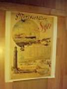   Nordseebäder Sylt. Mit Fahrplan Hoyer-Sylt der Salon-Schnelldampfer "Nordsee" und "Westerland" - von 1893. Farbiges Plakat (Reproduktion / fotomechanischer Nachdruck) Grösse: ca. 59,5 x 47 cm 