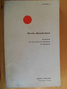   Werbe-Rundschau. Zeitschrift der Freunde neuer Werbung. 23. Jahrgang - Heft 66 1964/1965. 