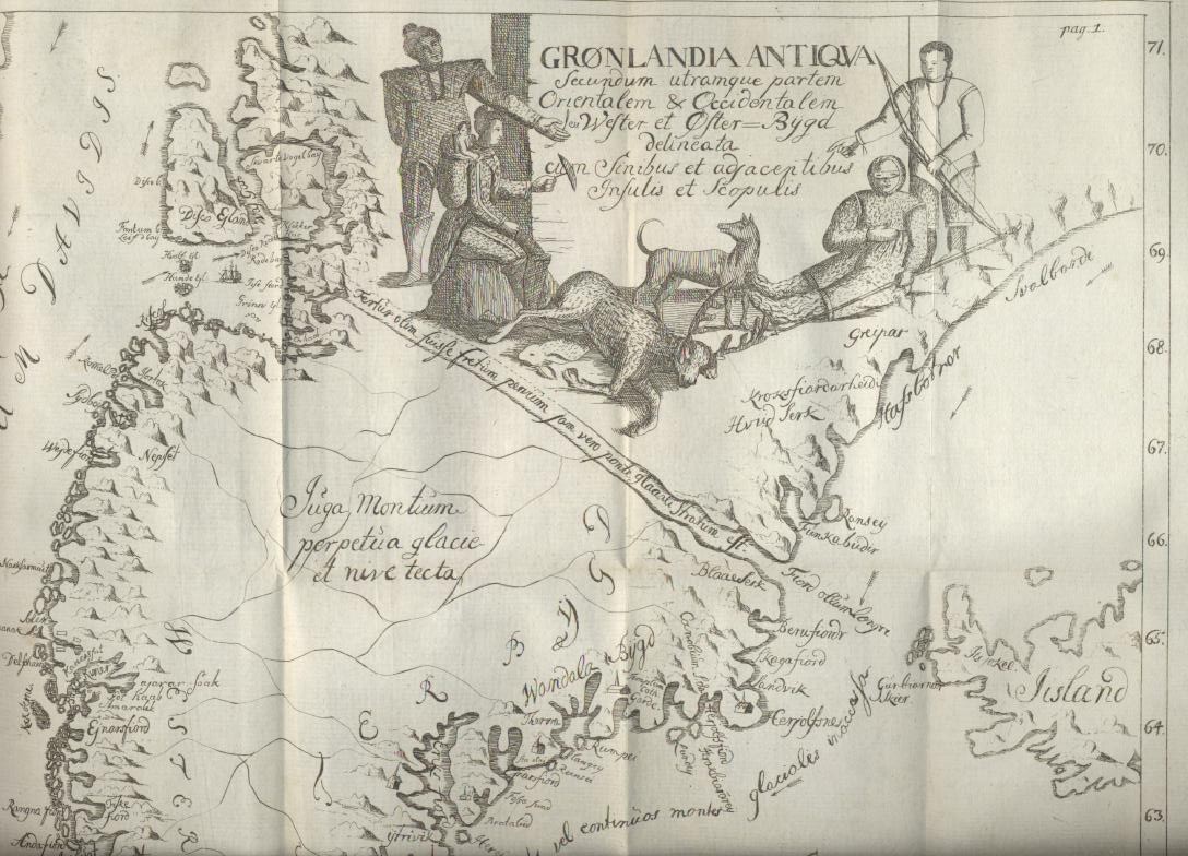 Egede, Hans  Description et histoire naturelle du Groenland. Traduite en francois par Mr. D.R.D.P. (d.i. Jean-Baptiste Des Roches de Parthenay). 