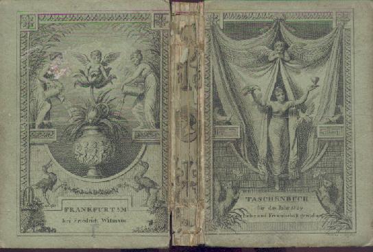 Schütze, Stephan (Hrsg.)  Taschenbuch für das Jahr 1829 der Liebe und Freundschaft gewidmet. Hrsg. v. St. Schütz. 