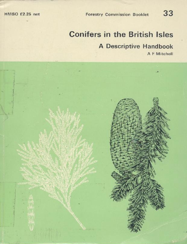 Mitchell, Alan F.  Conifers in the British Isles. A Descriptive Handbook. Drawings by Christine Darter. 