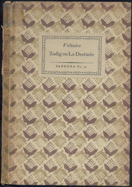 Voltaire  Zadig ou La Destinée. 