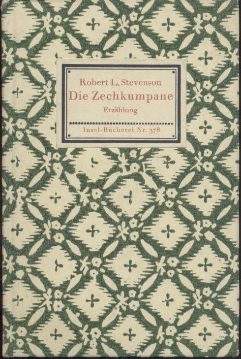 Stevenson, Robert  Die Zechkumpane. Erzählung. Übertragen von Franz Franzius. 