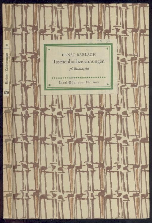Barlach, Ernst  Taschenbuch-Zeichnungen. Hrsg. von Friedrich Schult. 
