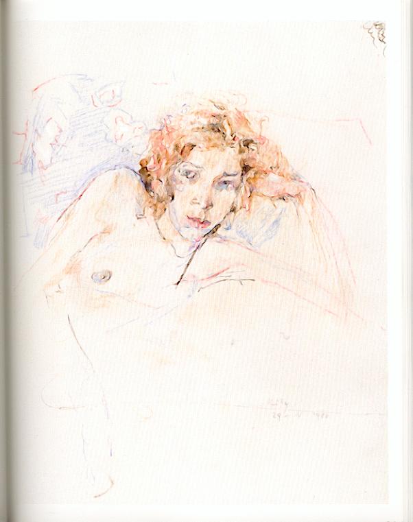 Falk, Hans  Transvestie. Zeichnungen, Gouachen und Collagen. Der silberne Cocon. Notizen zur Transvestiten-Szene in New York 1979 - 1985. 
