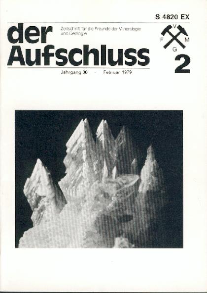   Der Aufschluss. Zeitschrift für die Freunde der Mineralogie und Geologie. Jg. 30 in 11 Heften. 