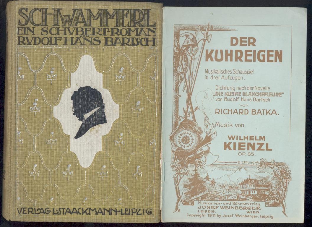 Bartsch, Rudolf Hans  Schwammerl. Ein Schubert-Roman. 
