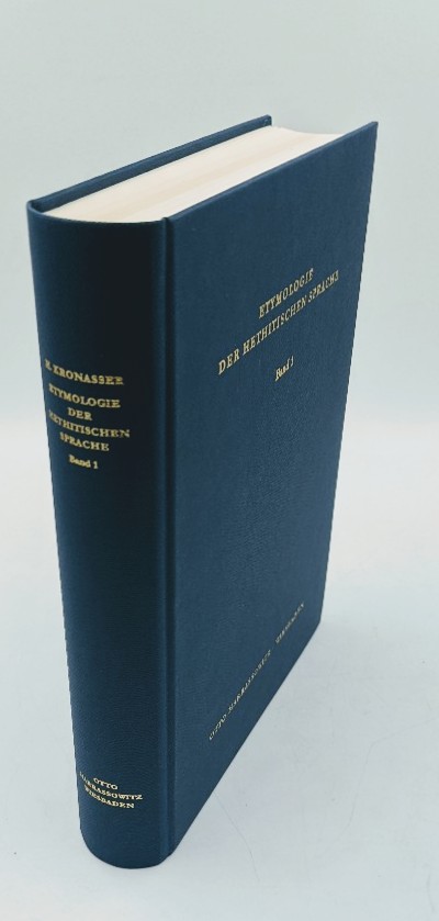 Kronasser,  Heinz:  Etymologie der hethitischen Sprache. Bd.1: I. Zur Schreibung und Lautung des Hethitischen. II. Wortbildung des Hethitischen. 