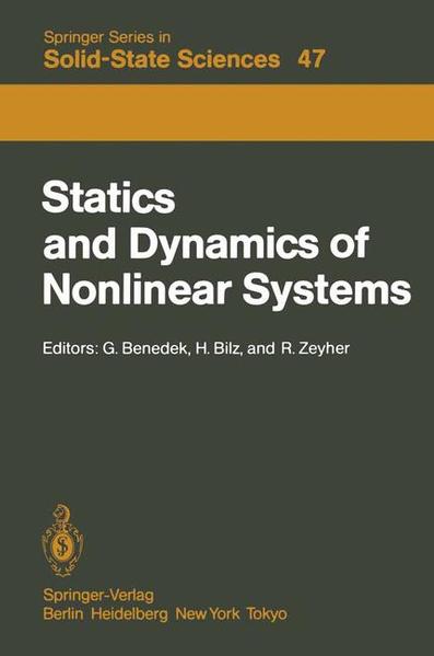 Benedek, Giorgio a. o. (Edts.):  Statics and Dynamics of Nonlinear Systems. Proceedings of a workshop at the Ettore Majorana Centre, Erice, Italy, 1 - 11 July 1983. (=Springer series in solid state sciences ; Vol. 47). 